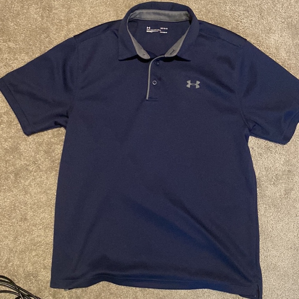 Under Armor Heat Gear Polo Mens L